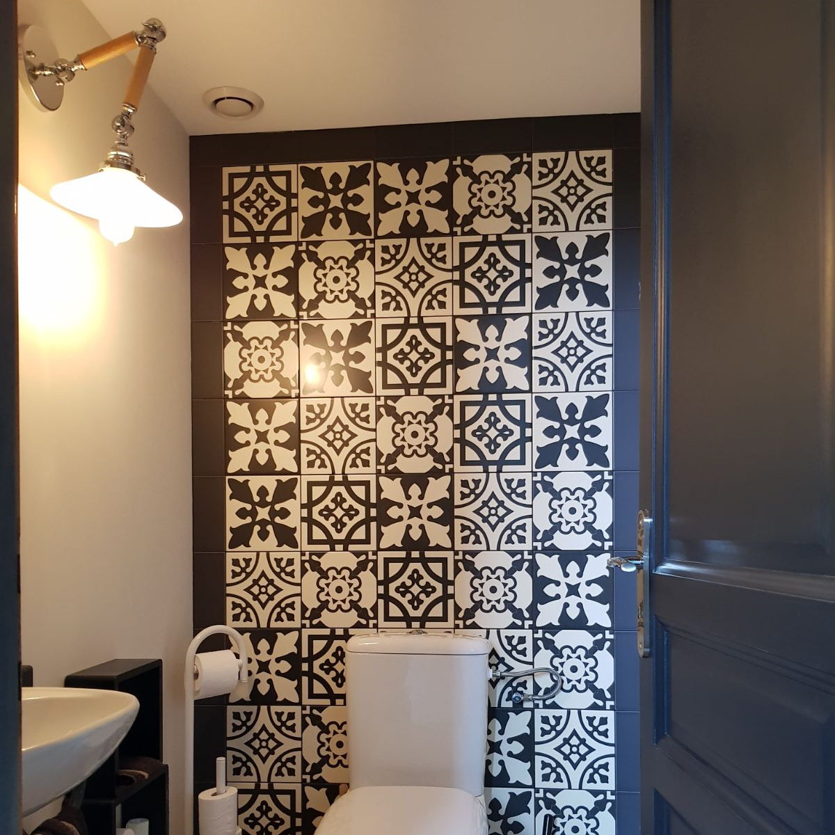 Panneau faïence - carreaux ciment