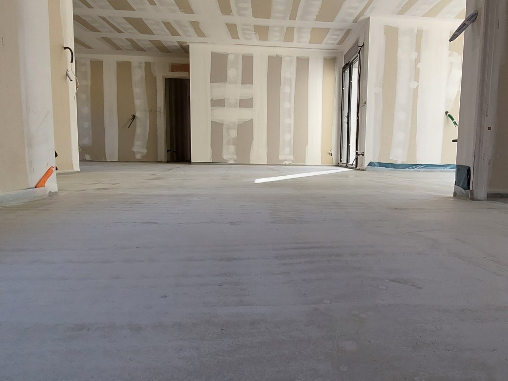 Intervention terminée - Chape sèche